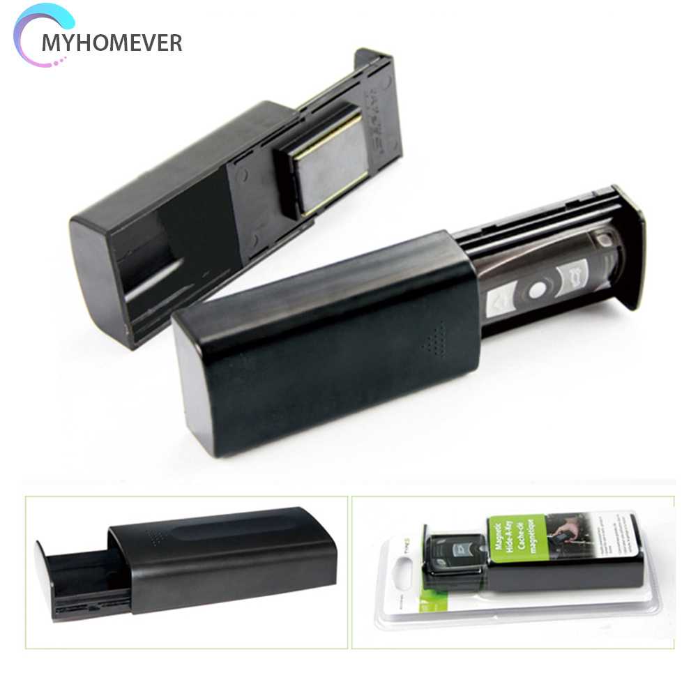 Hộp Đựng Chìa Khóa Xe Hơi Từ Tính Ẩn Màu Đen Tiện Dụng