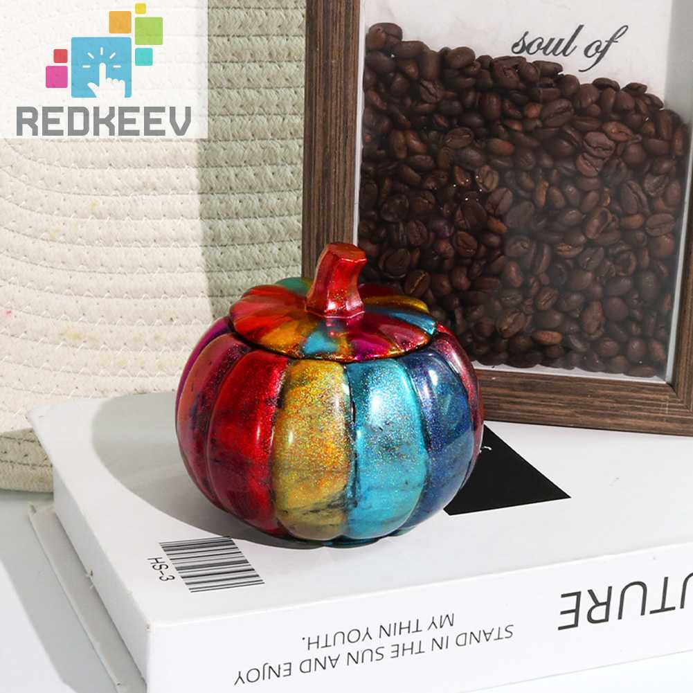 Khuôn Silicone Làm Hộp Trang Sức Hình Quả Bí Ngô