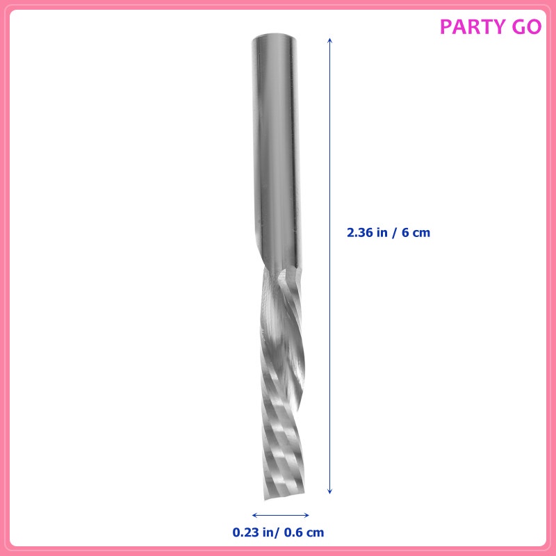 Mũi Phay Cắt CNC Bằng Thép Vonfram 6mm Chuyên Dụng