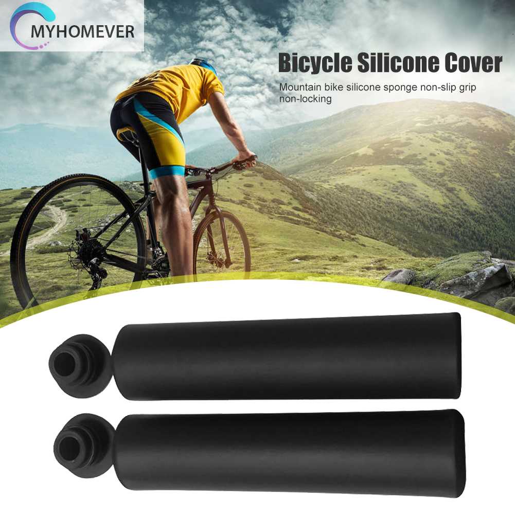 1 Cặp Bọc Tay Lái Xe Đạp Bằng Silicone Chống Trượt