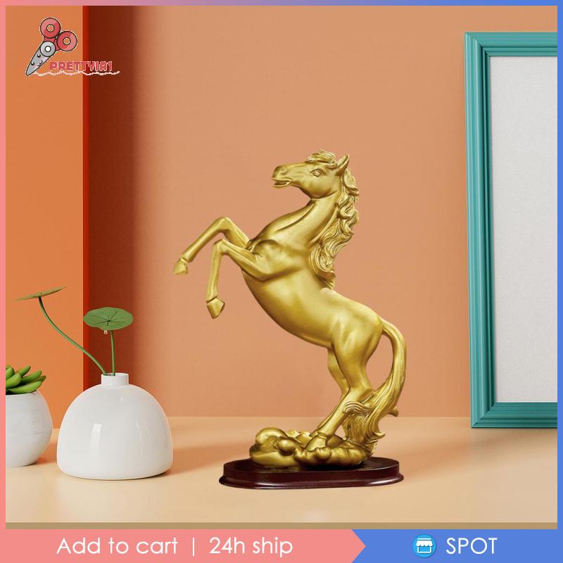 [Prettyia1] Tượng Ngựa Trang Trí Để Bàn Cửa Hàng