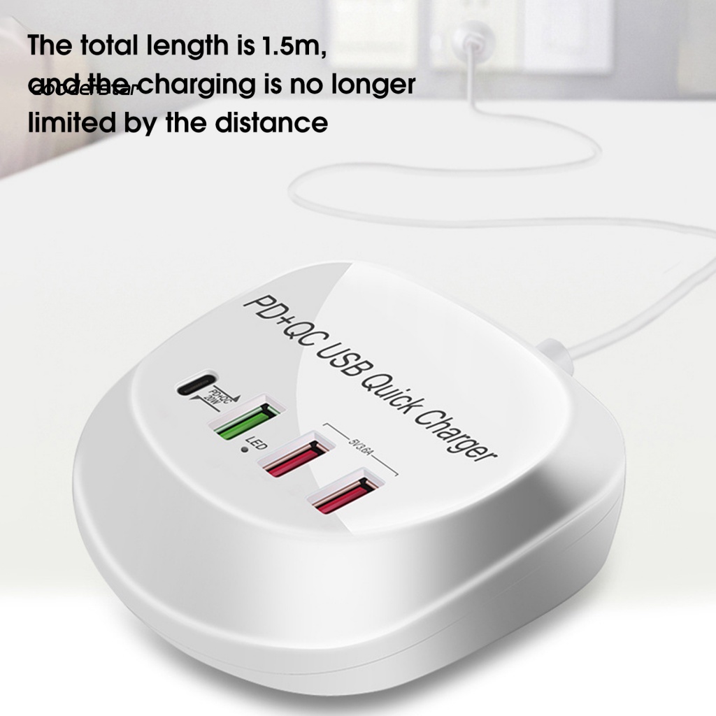 Bộ Chia Cổng Sạc Nhanh PD 20W Cho Máy Tính