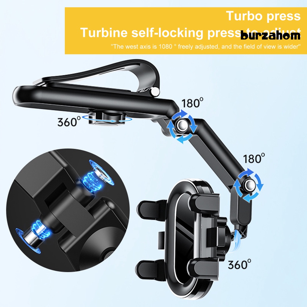 [BU] Giá Đỡ Điện Thoại Di Động Gắn Tấm Che Nắng Xe Hơi Sức Chứa Lớn Có Thể Điều Chỉnh Góc