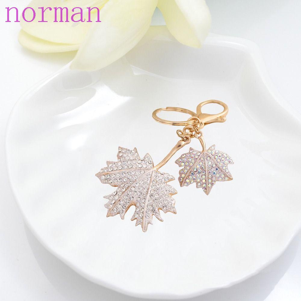 Móc Khóa Hình Lá Phong NORMAN Thời Trang|Móc Khóa Hình Cây Xanh Đơn Giản Trang Trí Túi Xách / Túi Xách