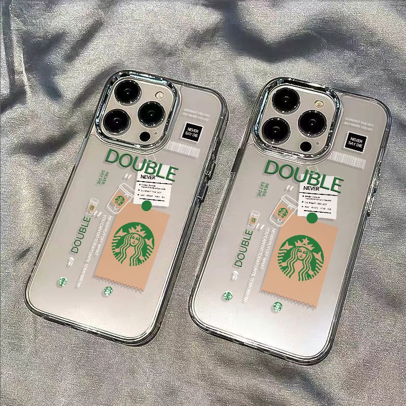 ✅Ốp Điện Thoại Dẻo Họa Tiết Starbucks Độc Đáo Chống Sốc Cho Iphone14Pro / 811In Style iPhone12 Simple 7max Apple 13 8R0Y