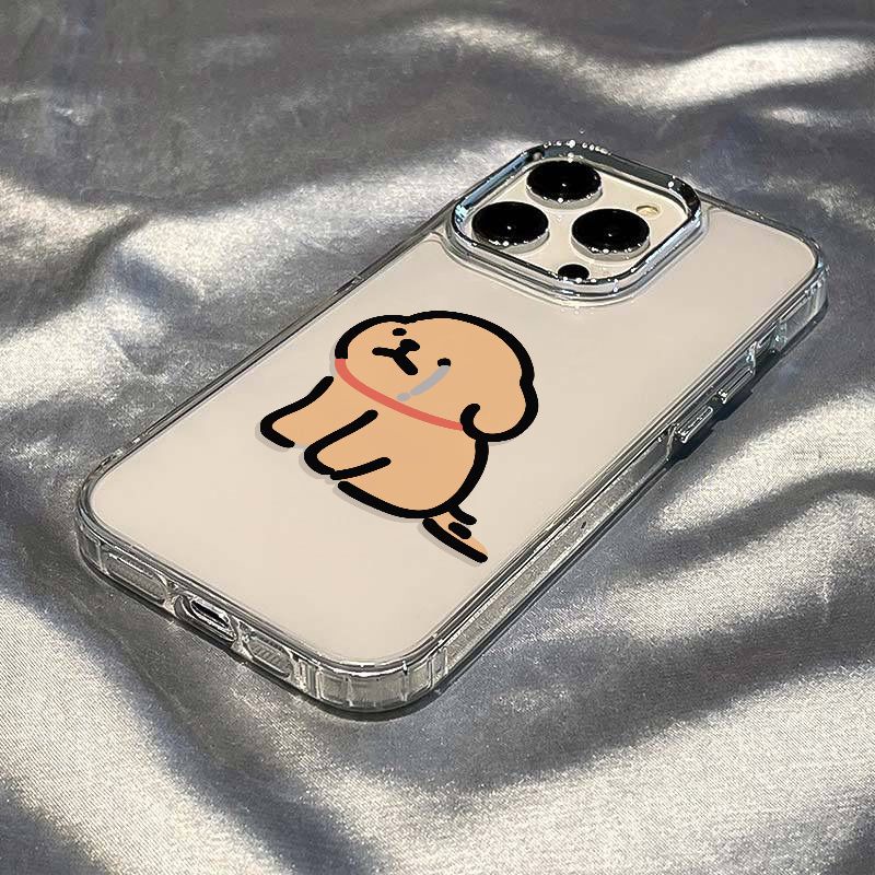 ✅Ốp Điện Thoại Mềm Chống Sốc In Hình Chú Cún Vàng Cho Iphone 12 14pro1311 max 0FJG