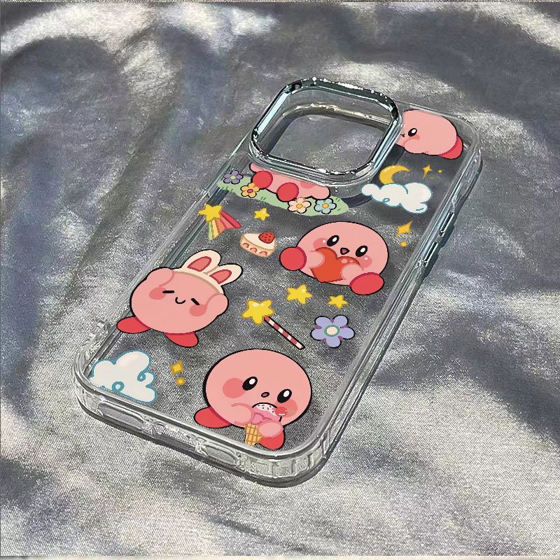 ✅Ốp Điện Thoại Dẻo Họa Tiết Ngôi Sao Kirby Dễ Thương Chống Sốc Cho Iphone1378Iphone12 11 14promax HHT4