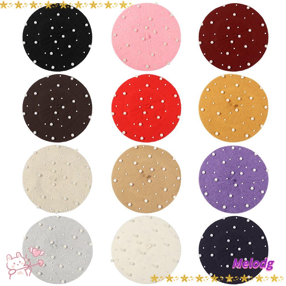 Mũ Beret Mềm Mại Ấm Áp Thời Trang Cho Nữ