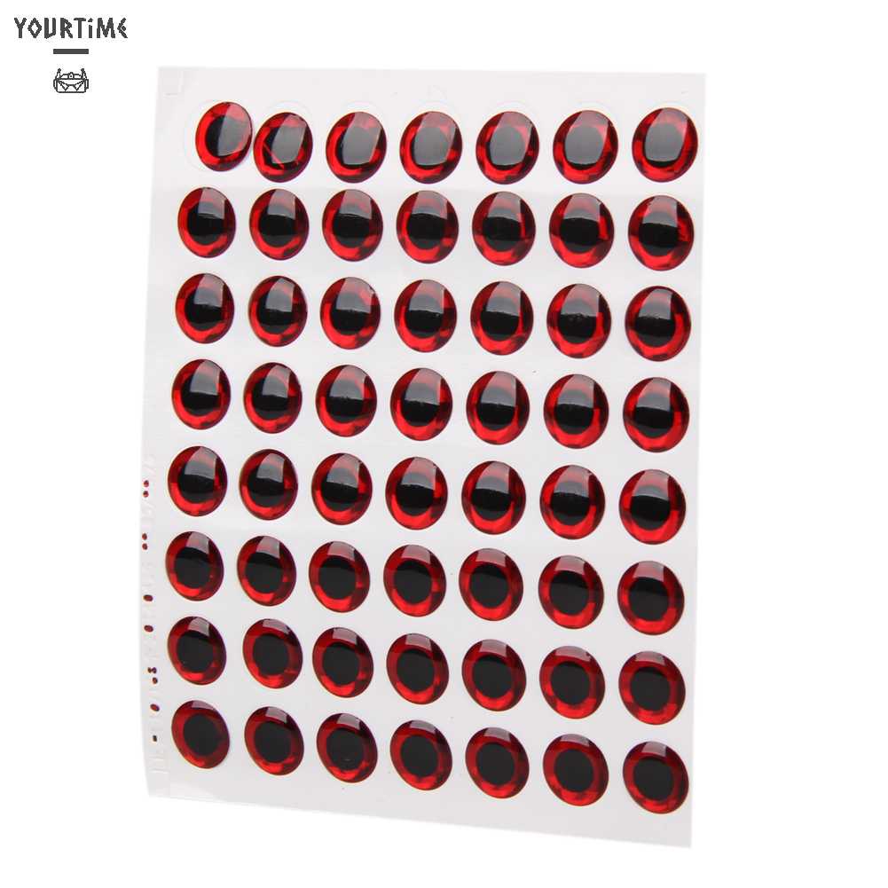 Set 100 Mắt Cá 3D 3-20mm Bằng Nhựa Dùng Để Trang Trí