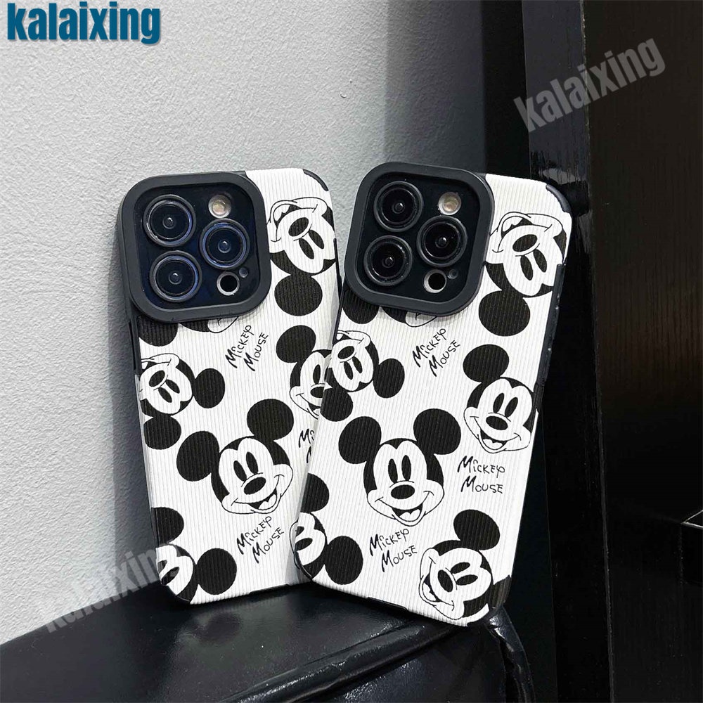 Ốp Điện Thoại Mềm In Hình Chuột Mickey Cho iPhone 11 12 13 14 Pro Max 14 Plus Xs Max X XR 7 8 Plus