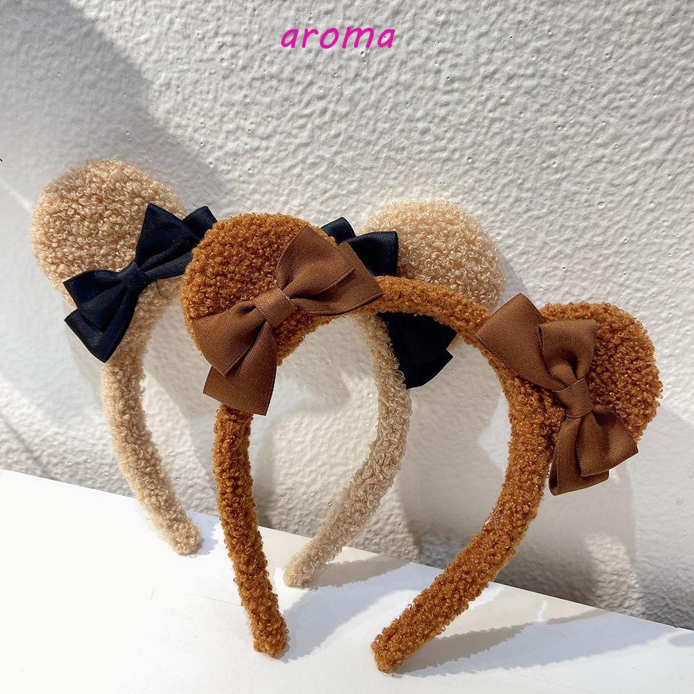 Băng Đô Nhung Tai Gấu Thời Trang Dành Cho Nữ