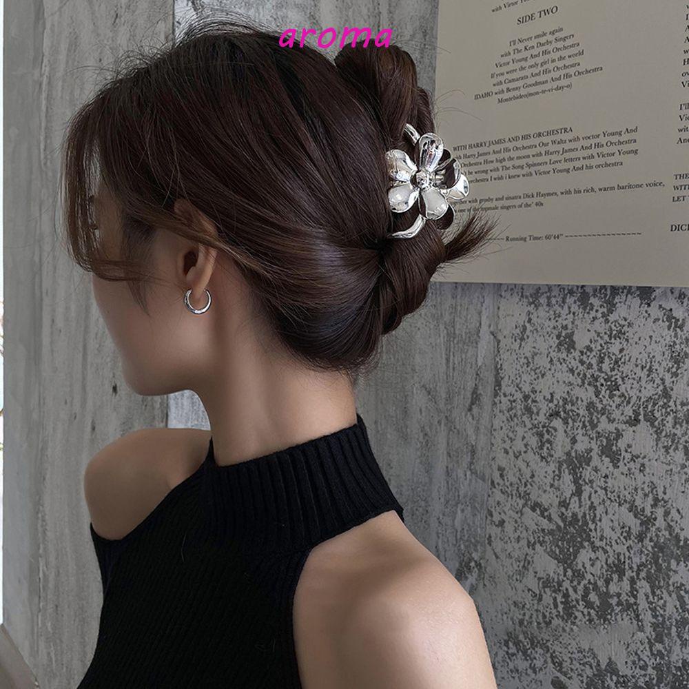 Kẹp Tóc Hình Cá Mập Bằng Kim Loại Phong Cách Retro Thời Trang Mùa Hè Dành Cho Nữ