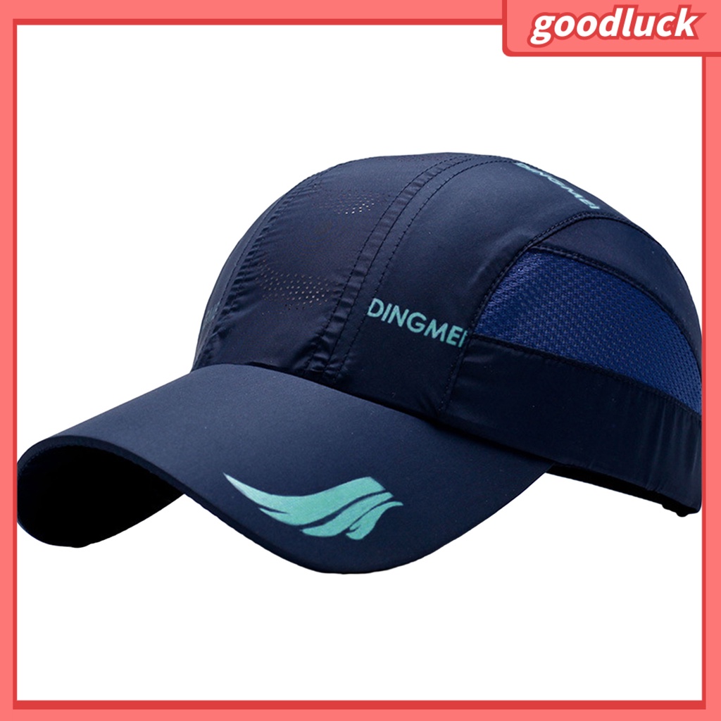 [GLO] Mũ Lưỡi Trai Thể Thao Phối Lưới Chống Nắng Ghép Nối Dài Vành Hình Học Có Thể Điều Chỉnh Cho Mùa Hè