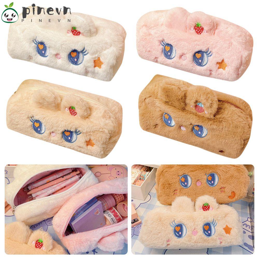 Túi Đựng Bút Cỡ Lớn Đa Năng Hình Thỏ Hoạt Hình Đáng Yêu