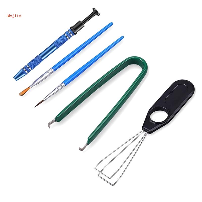 Set 5 Dụng Cụ Hỗ Trợ Tháo Gỡ Bàn Phím Cơ Mojito