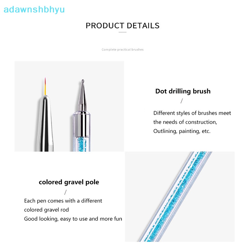 Set 5 Cọ Vẽ Trang Trí Móng Tay Nghệ Thuật Chuyên Dụng