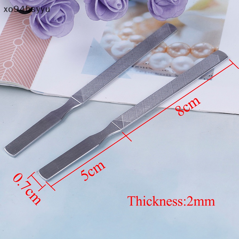 Dũa Móng Tay Xo94Bsyu Hai Mặt Bằng Thép Không Gỉ