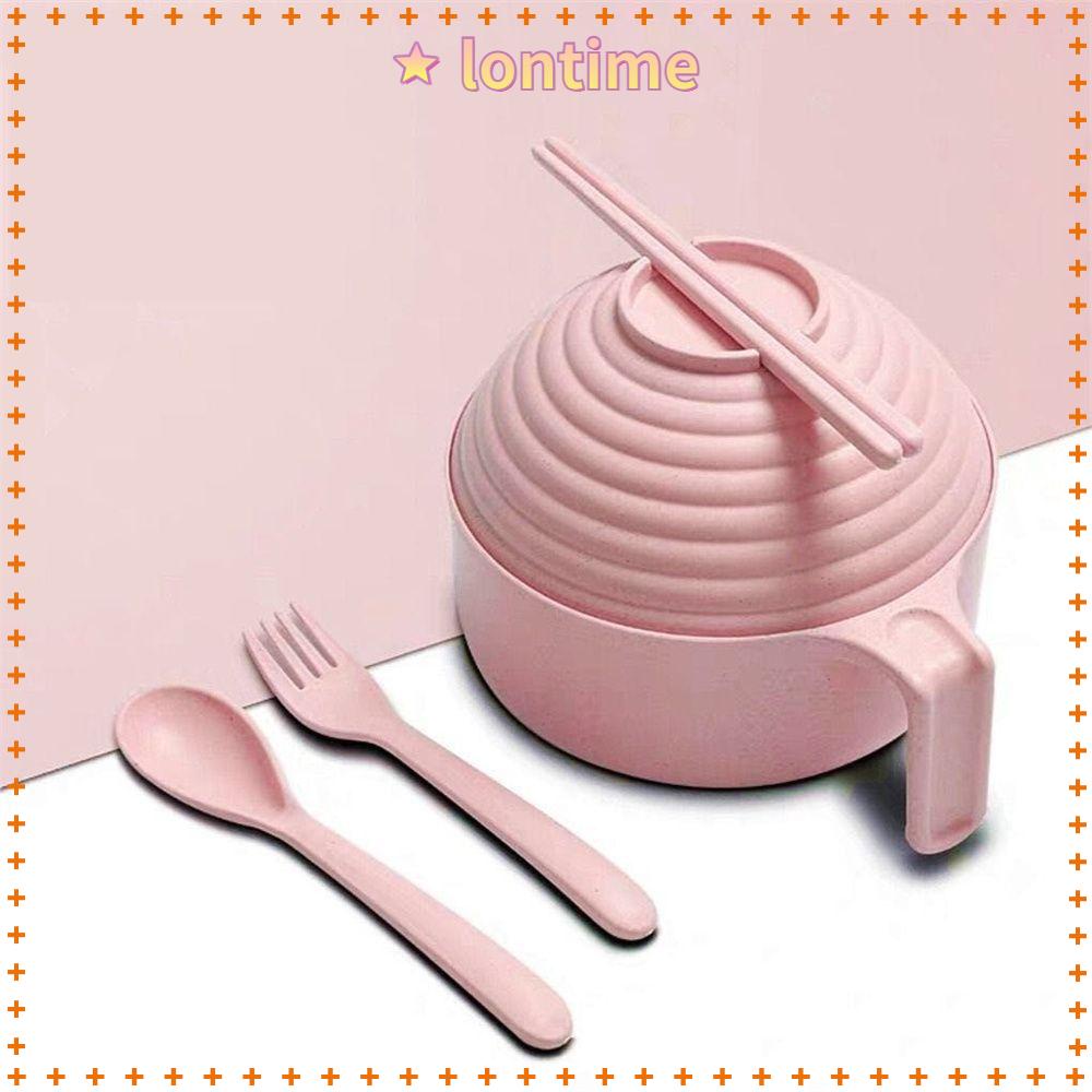 Bộ Tô Muỗng Nĩa Bằng Thép Không Gỉ Có Nắp Đậy Tiện Dụng