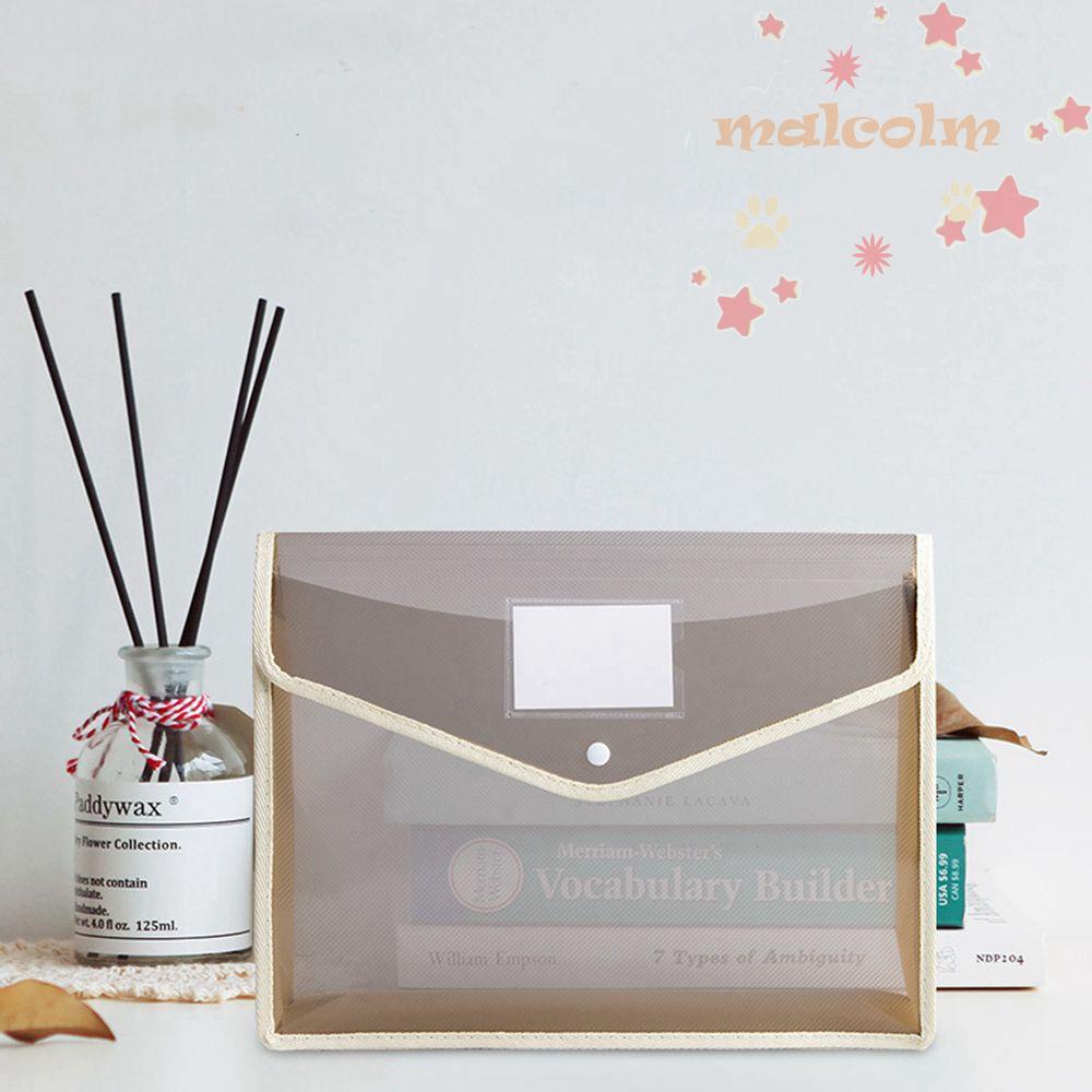 Bìa Đựng Tài Liệu Khổ A4 Ba Chiều Chống Nước Có Nút Bấm Sắp Xếp Gọn Gàng Cho Nhà Ở / Văn Phòng /