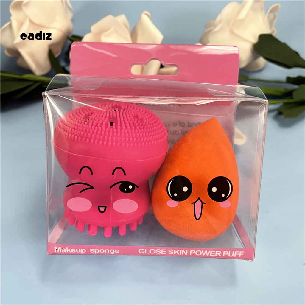 Cọ Rửa Mặt Bằng Silicon Mềm Hình Bạch Tuộc Cho Học Sinh