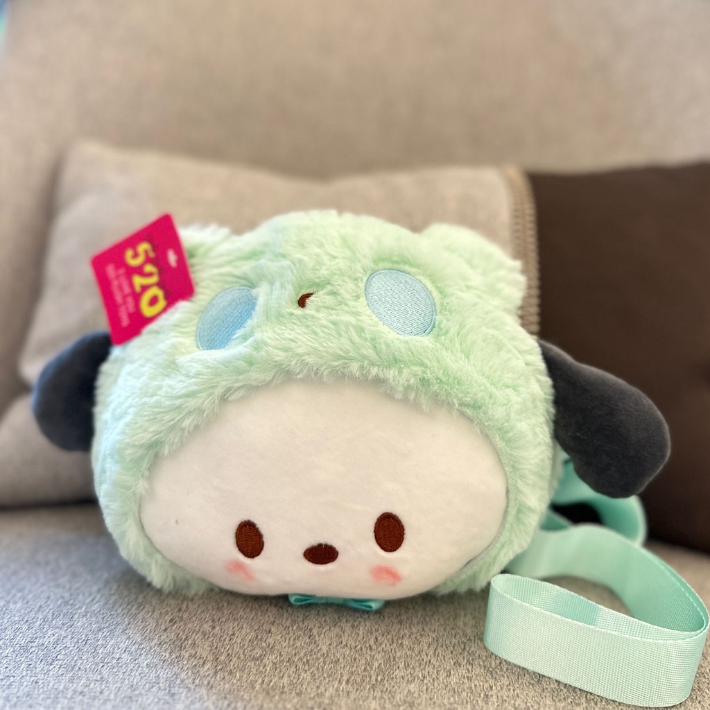 Túi Đeo Chéo Bằng Vải Bông Họa Tiết Hoạt Hình Phong Cách Lolita Dễ Thương Kèm Dây Đeo Sợi Xích Cho Nữ