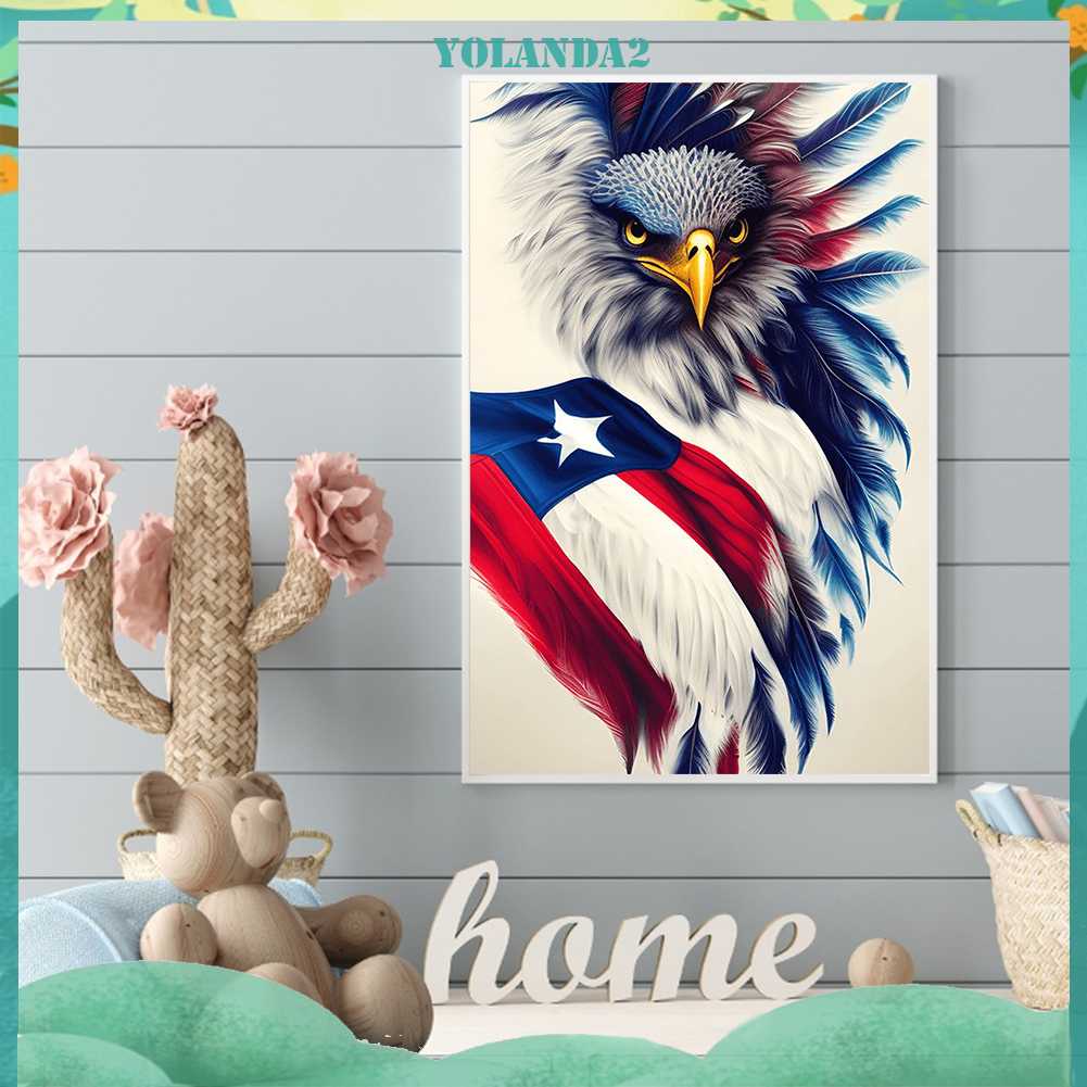 Tranh Đính Đá Kim Cương Toàn Bộ 5D DIY Hình Chim Đại Bàng