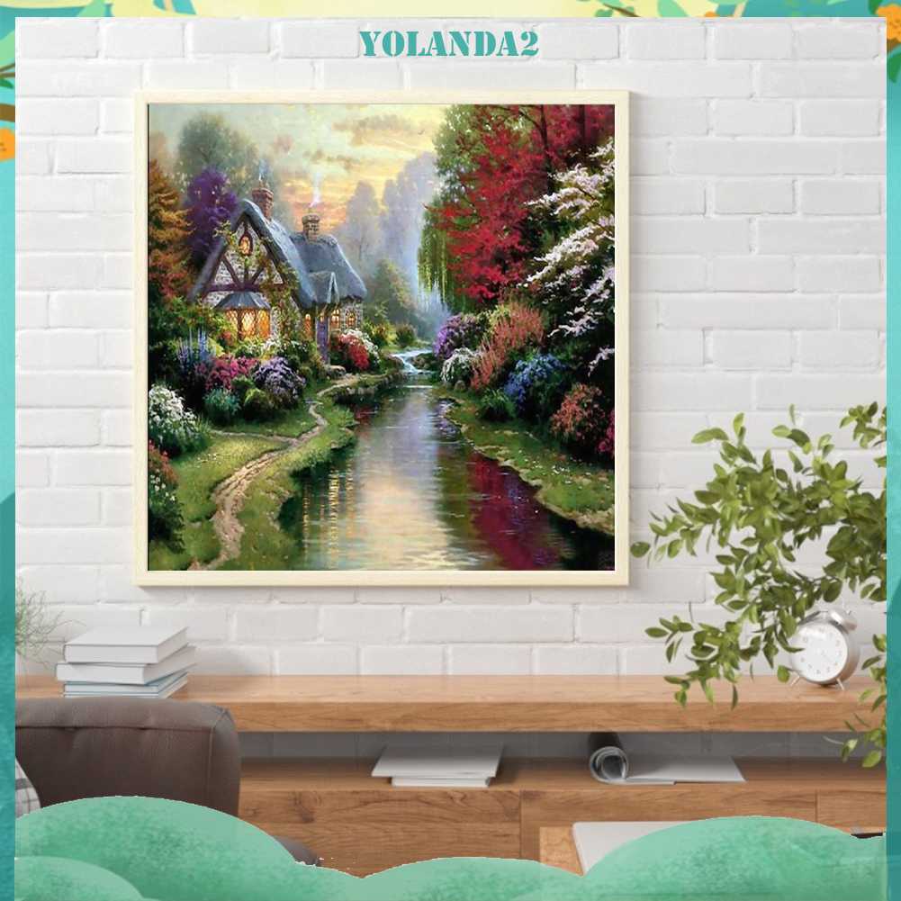 Tranh Đính Đá Kim Cương Toàn Bộ 5D DIY Hình Vẽ Nghệ Thuật Trang Trí Nhà Cửa