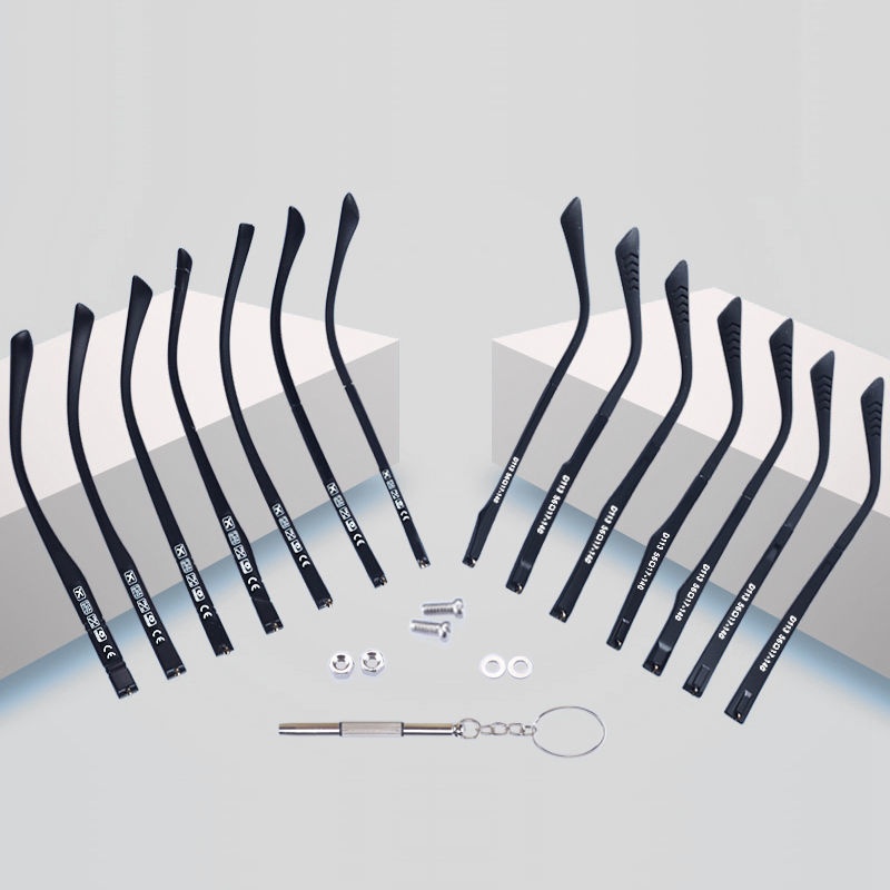 TR90 glasses leg glasses bracket a pair of universal glasses accessories single tooth 1.2 series com