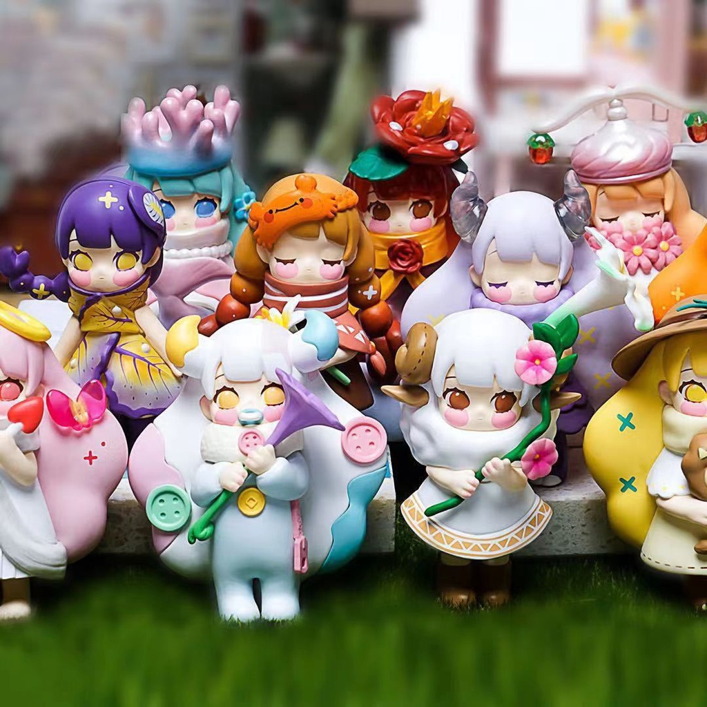 Mô Hình Búp Bê Ngôn Ngữ Hoa Cung Hoàng Đạo Trang Trí Bàn Làm Việc