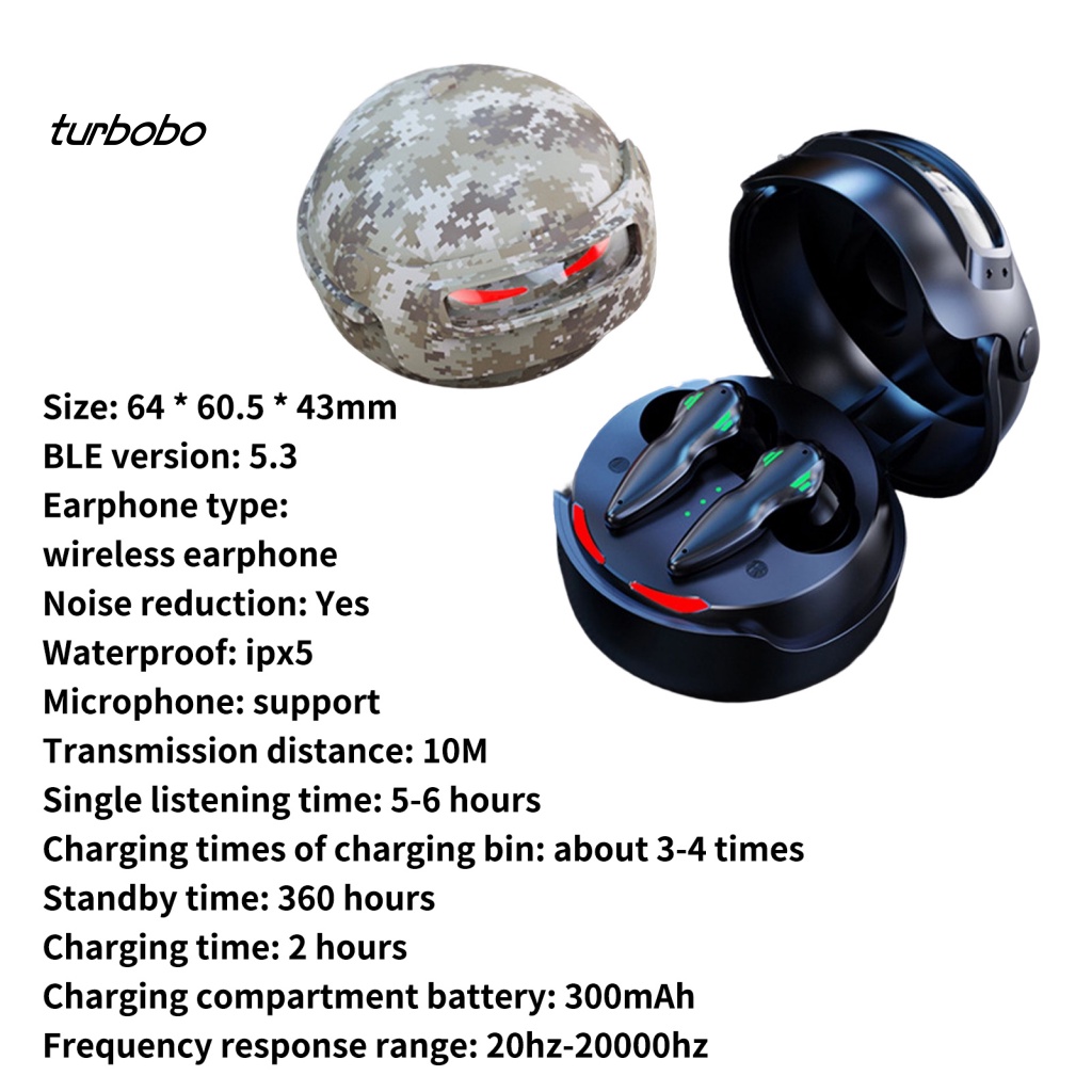 Set Tai Nghe Nhét Tai Không Dây Chống Ồn Có Kết Nối Bluetooth 5.3 Âm Thanh Nổi Có Micro Dùng Để Chơi Game iPhone Và Phụ Kiện