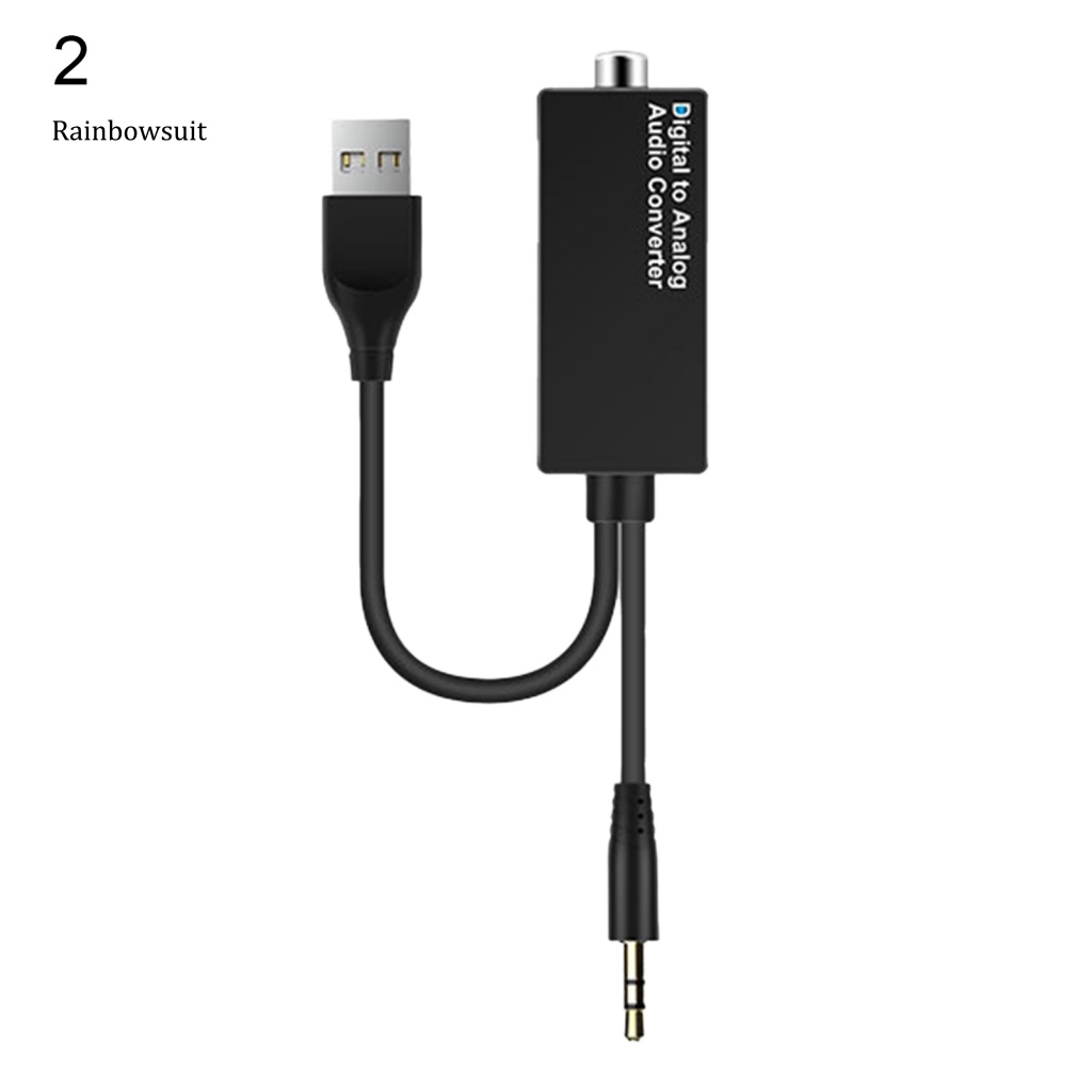 Cáp Chuyển Đổi Âm Thanh Không Trình Điều Khiển Độ Trung Thực Cao 3.5mm USB2.0 Cho Loa