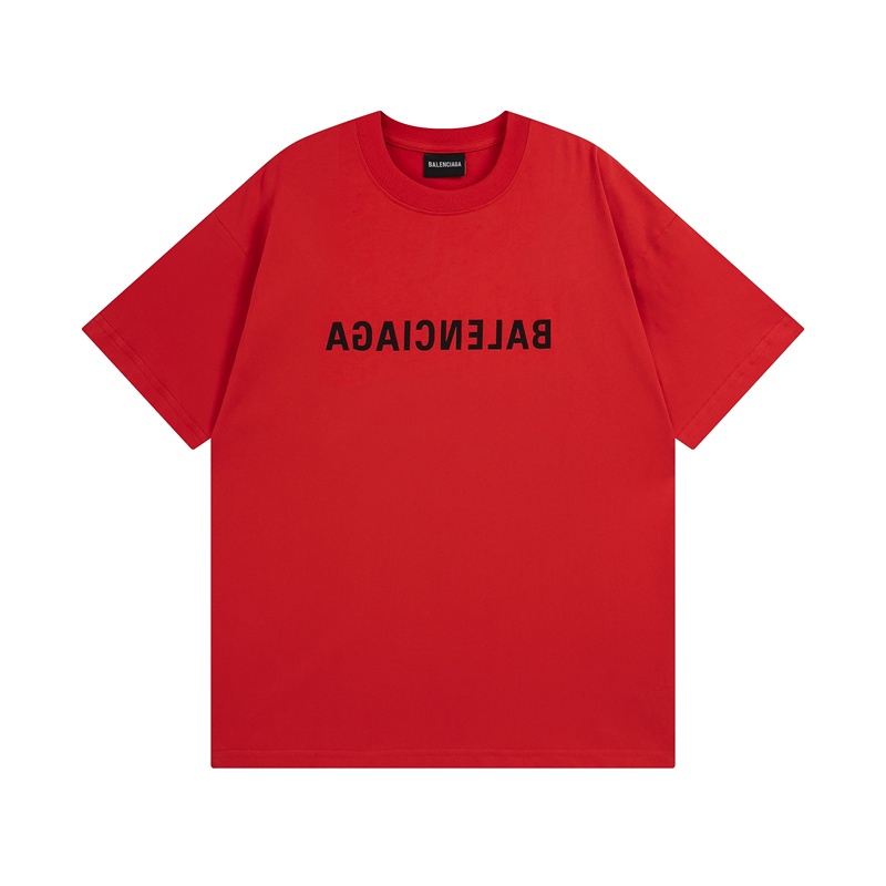 Ba- Áo Thun Tay Ngắn Dáng Rộng In LOGO Hình Đảo Ngược Đơn Giản Chất Lượng Cao