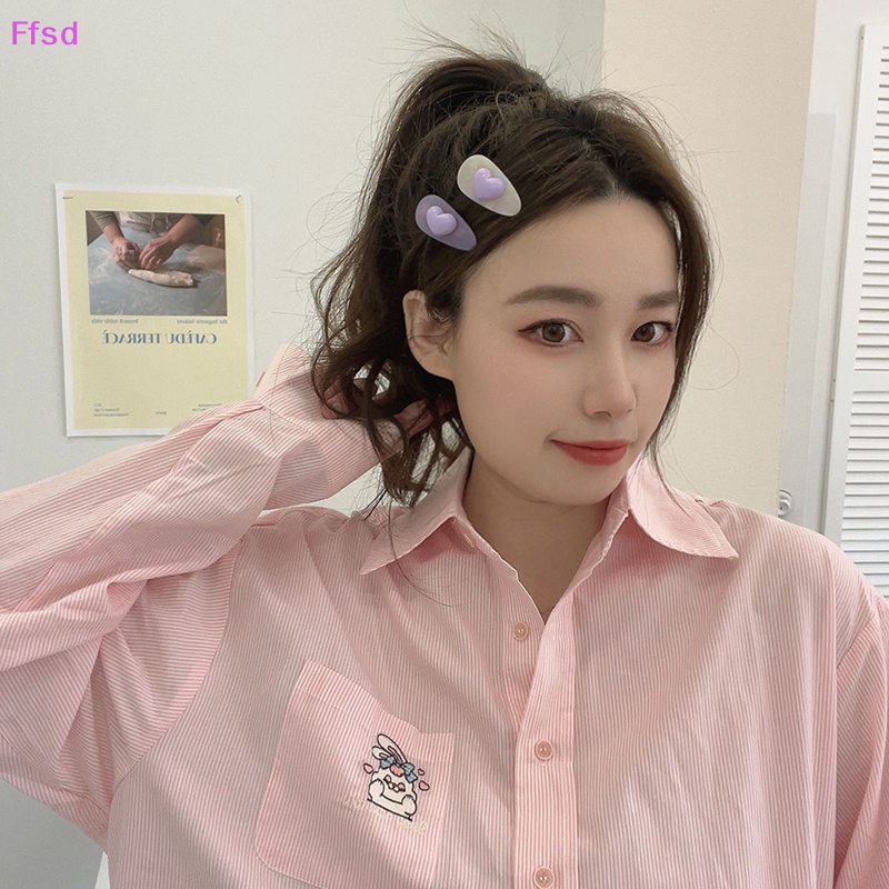 {Ffsd} Kẹp Tóc Hoạt Hình Gấu Màu Tím In Chữ Acetate Thanh Lịch Cho Nữ * Hàng Bán Chạy