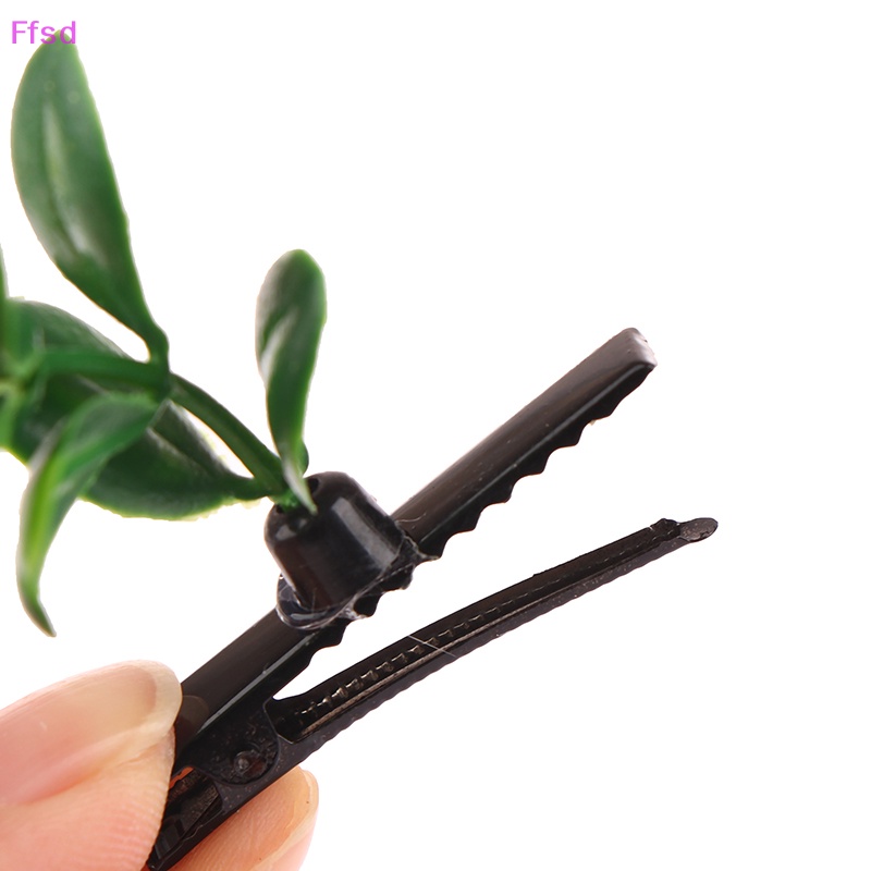 {Ffsd} Set 5 Kẹp Cỏ Unisex Hình Hoa Nấm Vui Nhộn Thời Trang Bán Chạy