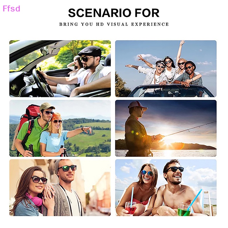 {Ffsd} Kính Mát Không Gọng Chống Nắng Dùng Đi Mua Sắm Ngoài Trời Cho Nữ * Bán Chạy