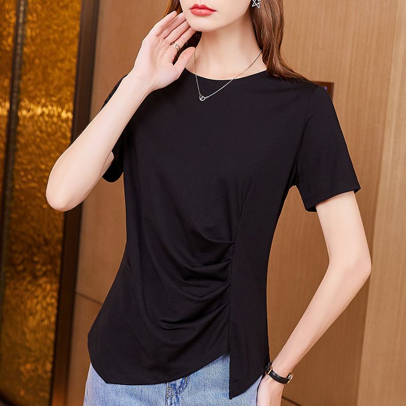 Áo Thun Tay Ngắn Thiết Kế Mới Thời Trang Mùa Hè Dành Cho Nữ