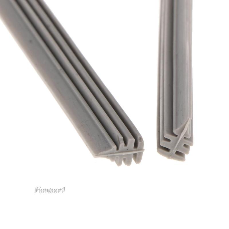 1 [Fenteer] 2 Dải Gạt Nước Ô Tô Bằng Silicone Không Xương 28 inch