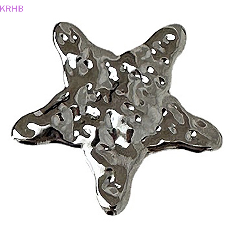 Kẹp Tóc Hình Ngôi Sao Năm Cánh Bằng Hợp Kim Đính Đá Mini Màu Bạc Dễ Thương Mới