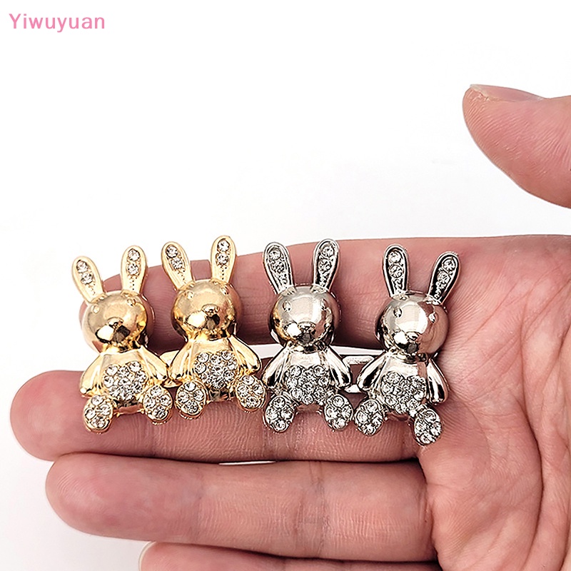 < Yiwuyuan > Nút Kim Loại Đính Ngọc Trai Có Thể Tái Sử Dụng Cài Áo / Quần
