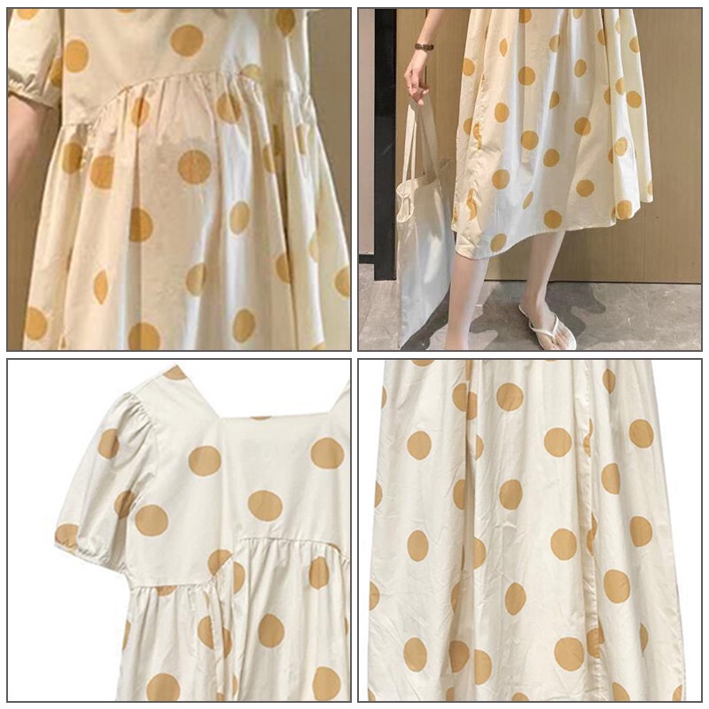 Đầm Bầu In Hoa Thời Trang Hàn Quốc Xinh Xắn