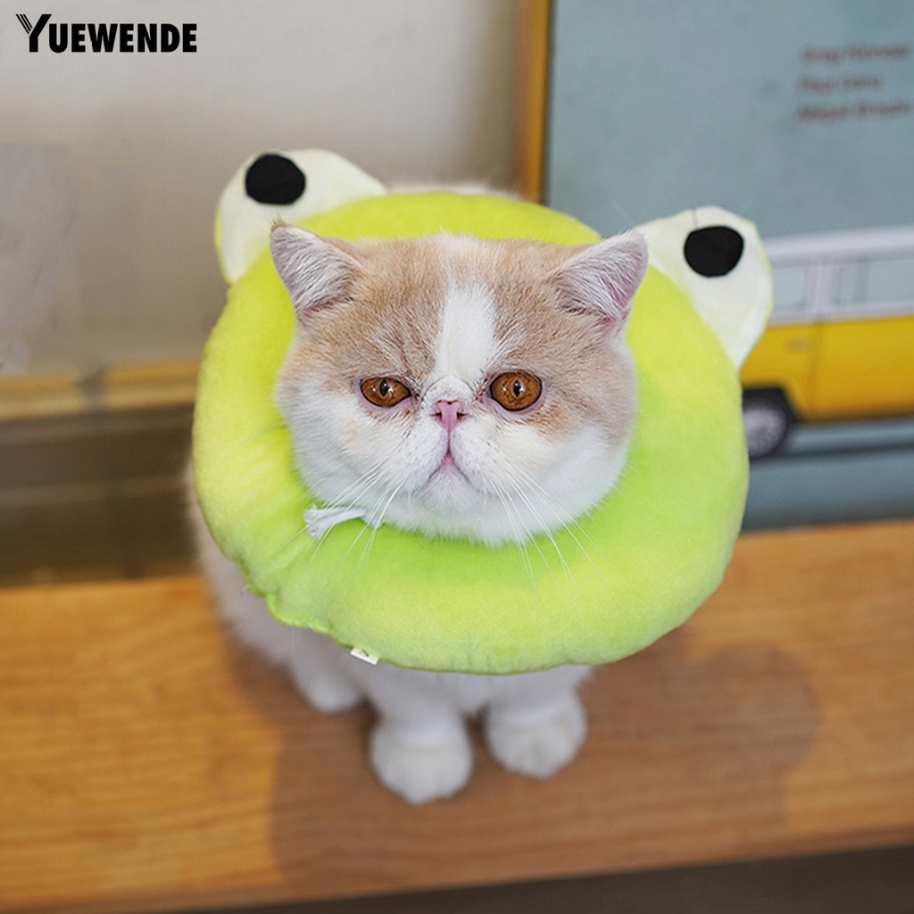 Yq.e Vòng Cổ Nylon Siêu Mềm Chống Mài Mòn Bảo Vệ Vết Thương Cho Mèo Elizabethan