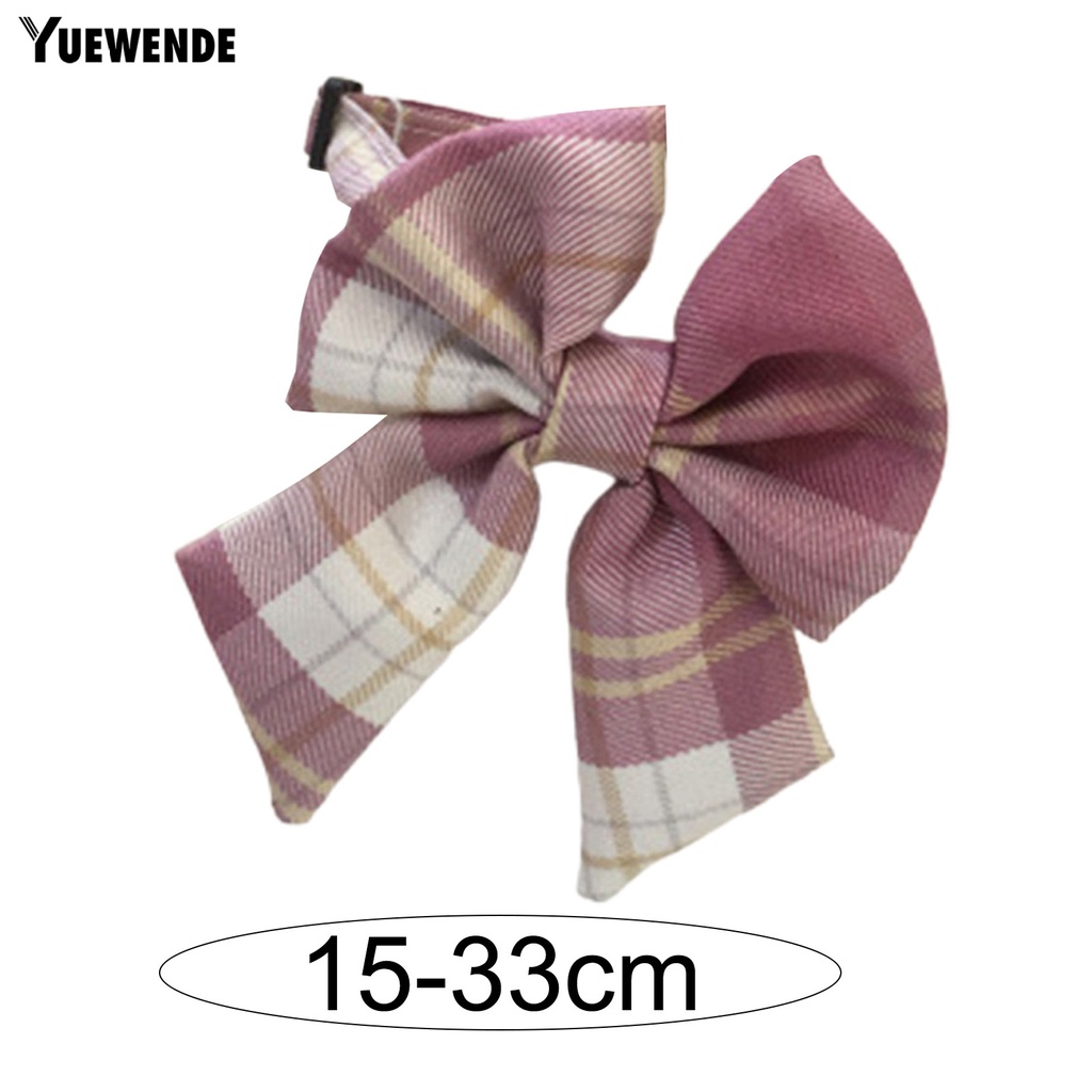 Yq.e Yếm Đeo Cổ In Họa Tiết Hoa Kẻ Sọc Đính Nơ Dễ Thương Cho Thú Cưng