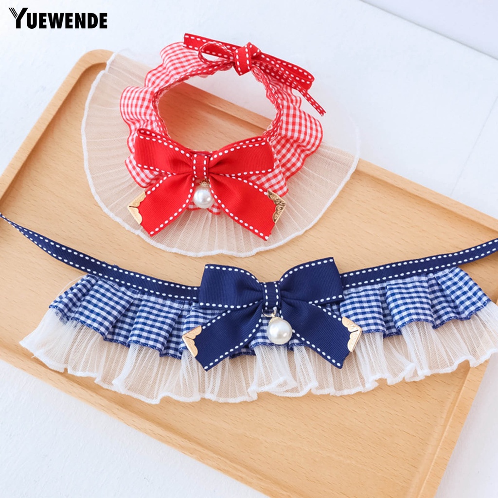 Vòng Cổ Họa Tiết Caro Dễ Thương Cho Thú Cưng