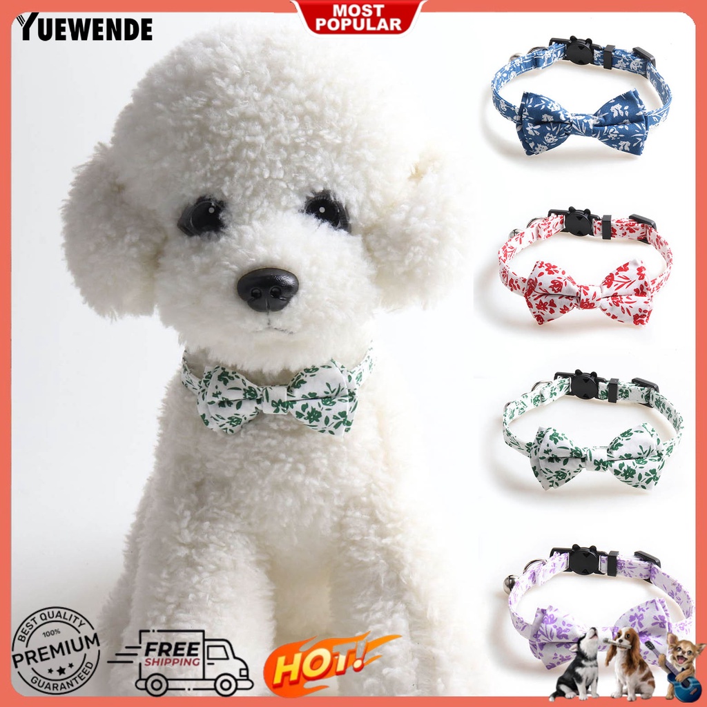 Vòng Cổ Họa Tiết Hoa Có Thể Điều Chỉnh Cho Thú Cưng