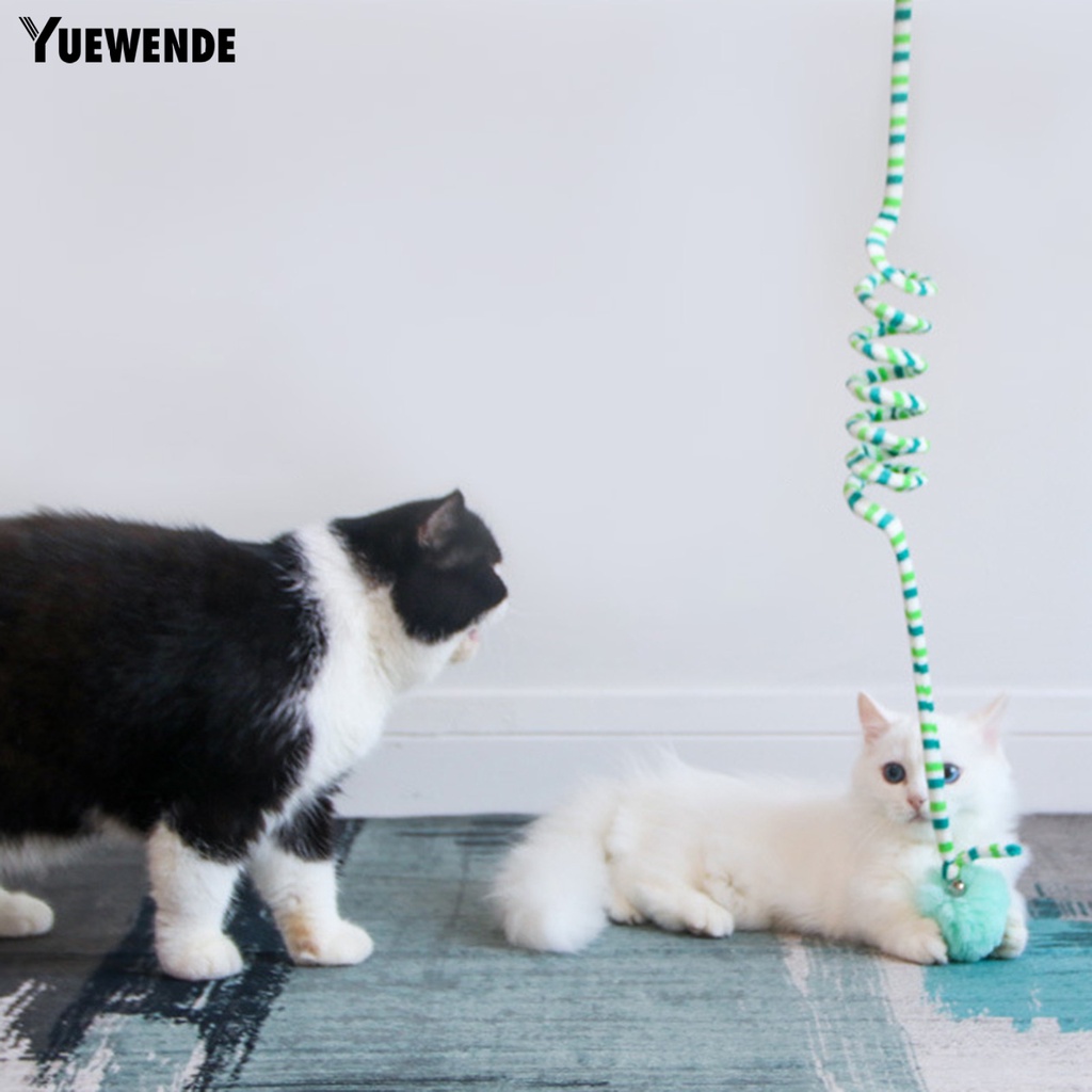 Đồ Chơi Bóng Lông Họa Tiết Sọc YQ.E Giảm Căng Thẳng Vui Nhộn Dành Cho Mèo Cưng