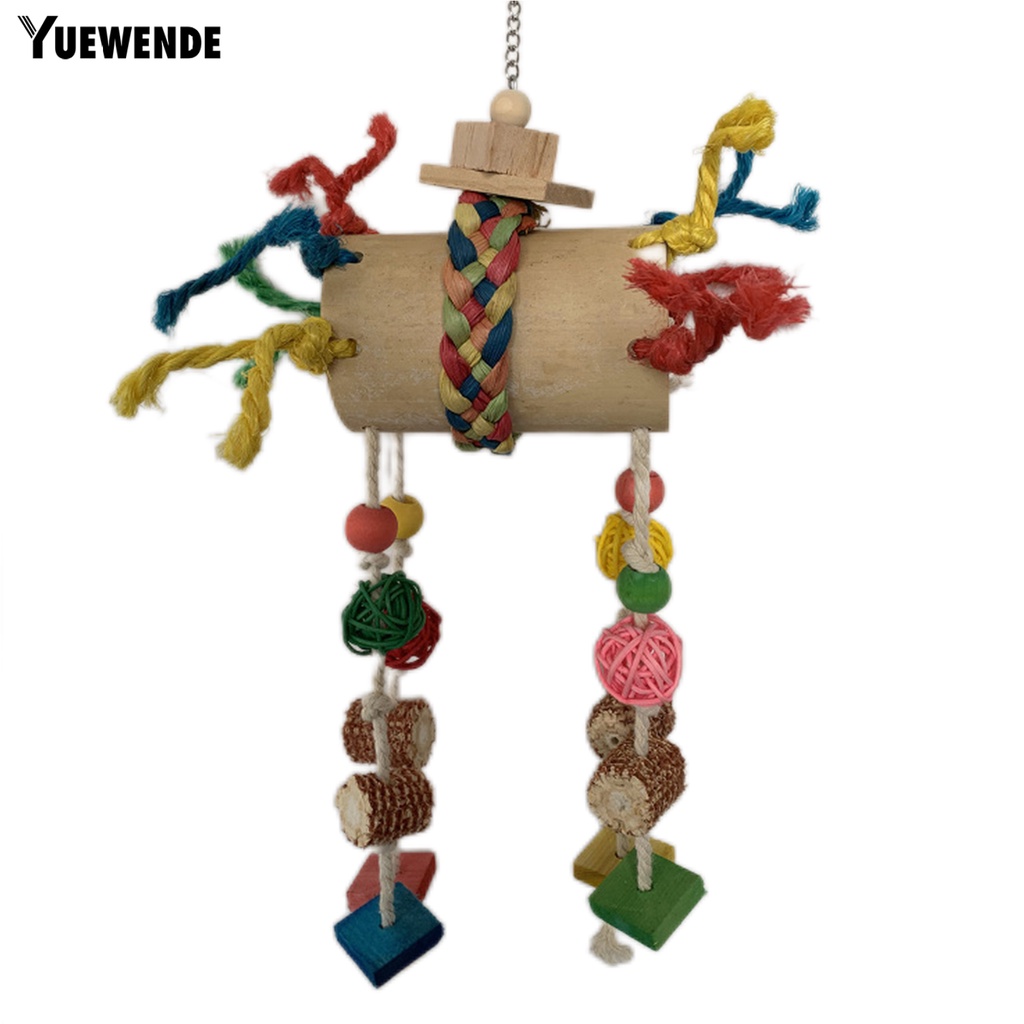 Đồ Chơi Kính Vạn Hoa Bằng Tre Chống Trầy Xước Vui Nhộn Cho Vẹt