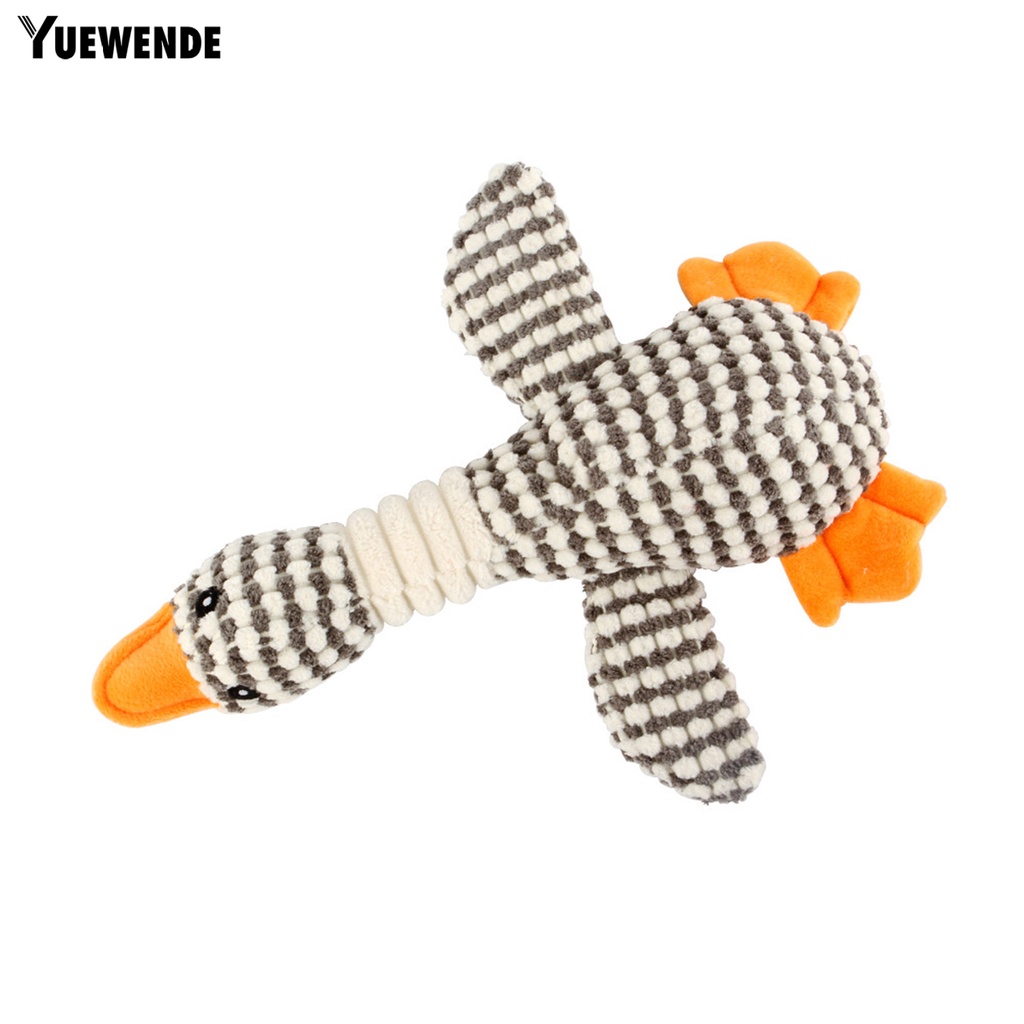 Đồ Chơi Vịt Nhồi Bông Hoạt Hình Có Âm Thanh Vui Nhộn Cho Thú Cưng