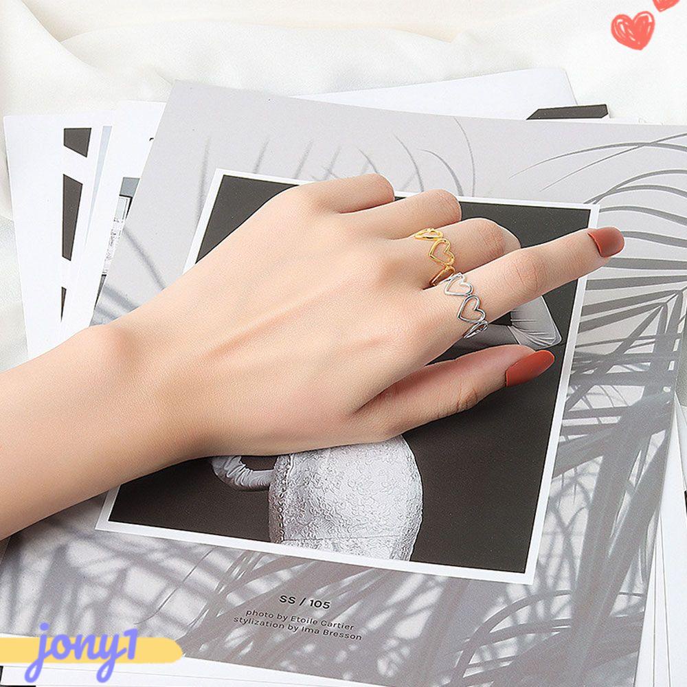 Nhẫn Thiết Kế Đục Lỗ Thời Trang Cho Nữ