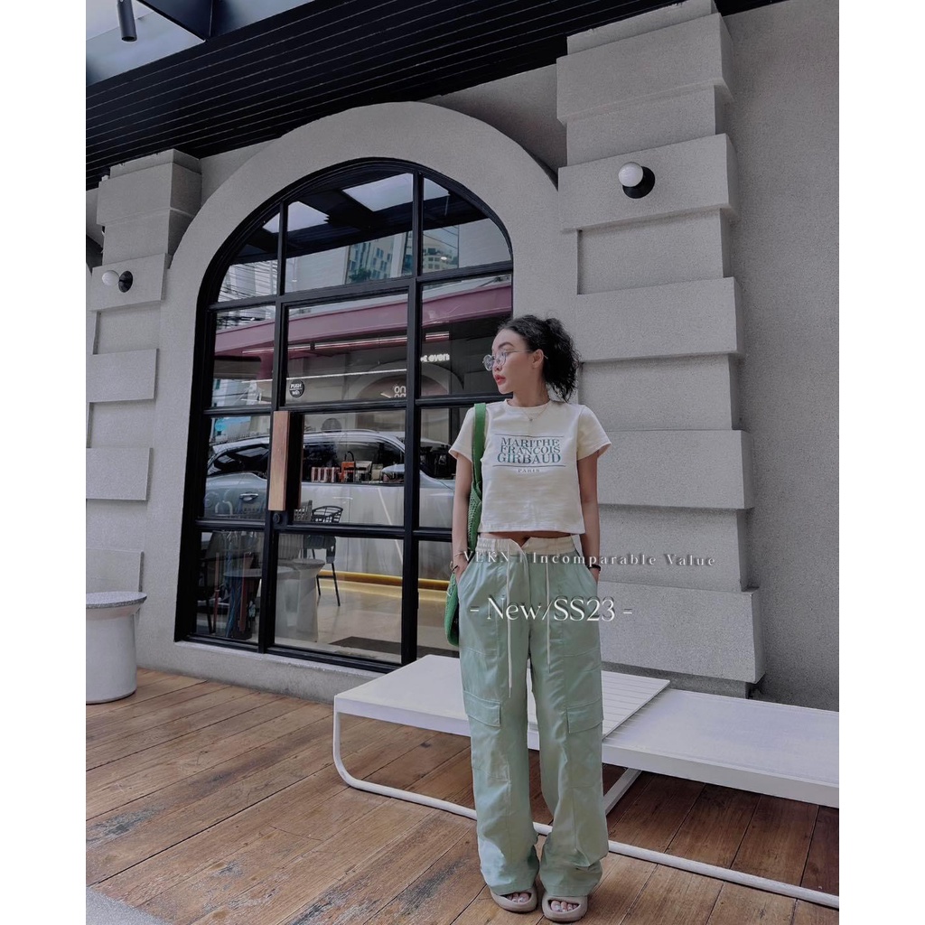 Áo thun croptop ma.ri.thé