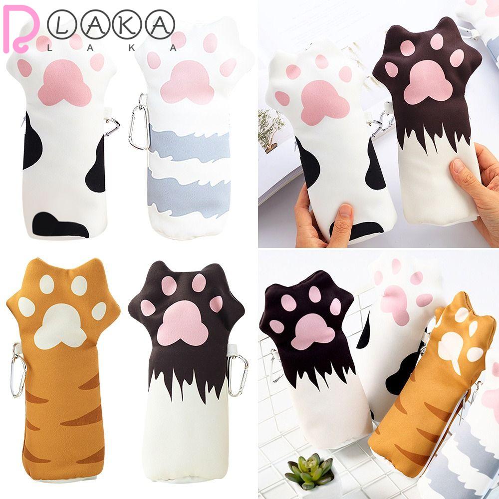 Túi Đựng Bút Đa Năng Hình Chân Mèo Hoạt Hình Đáng Yêu